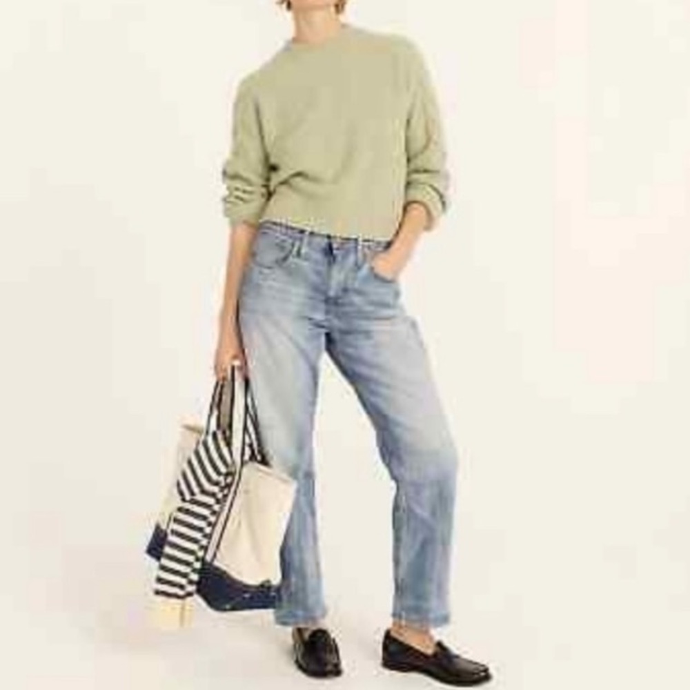 J. Crew NWT Slouchy Boyfriend Jean in Rachelle Wash